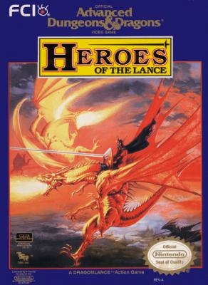 Cover Heroes of the Lance for NES